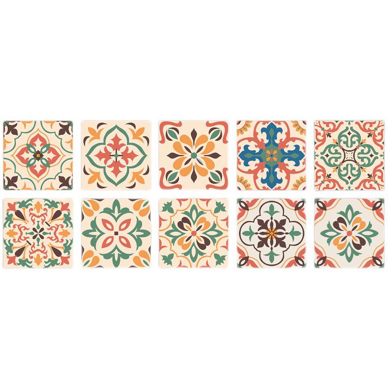 PVC Peel and Stick Backsplash Mosaic Tile Wallpaper with Square Shape Clearhalo 'Flooring 'Home Improvement' 'home_improvement' 'home_improvement_peel_stick_blacksplash' 'Peel & Stick Backsplash Tile' 'peel_stick_blacksplash' 'Walls & Ceilings' Walls and Ceiling' 1200x1200_de834880-b905-456b-969b-6fedb0068c03