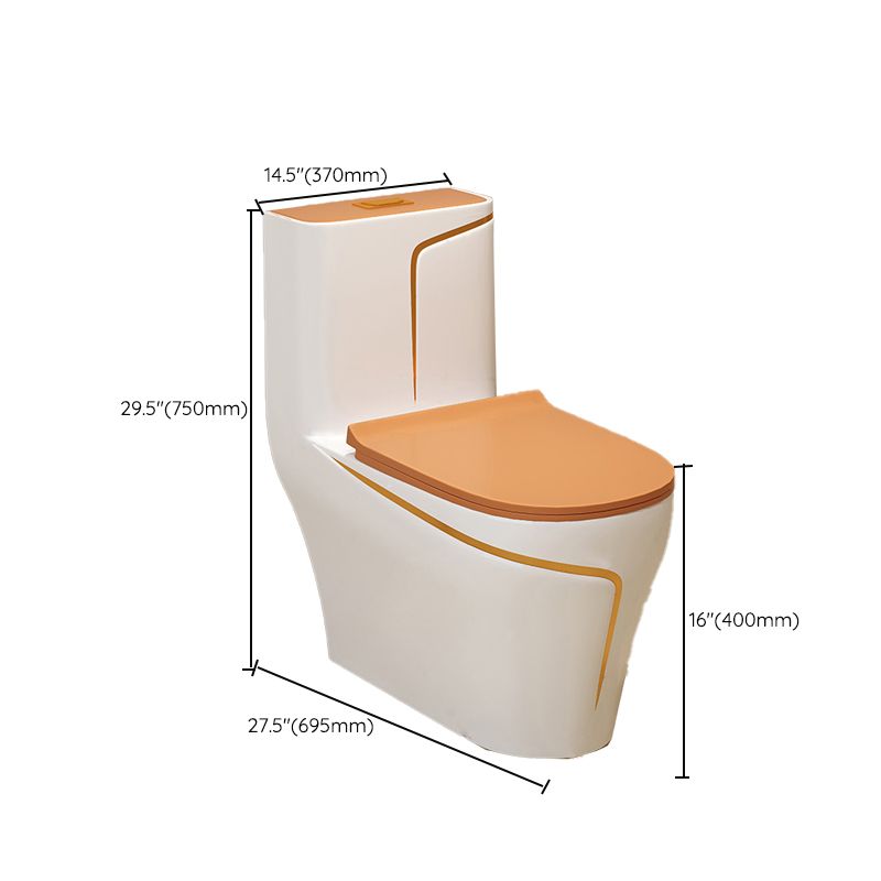 Traditional Orange Ceramic Flush Toilet Floor Mounted Urine Toilet for Washroom Clearhalo 'Bathroom Remodel & Bathroom Fixtures' 'Home Improvement' 'home_improvement' 'home_improvement_toilets' 'Toilets & Bidets' 'Toilets' 1200x1200_de86750a-d1ae-4c39-b1ce-e2b3f879b5dd