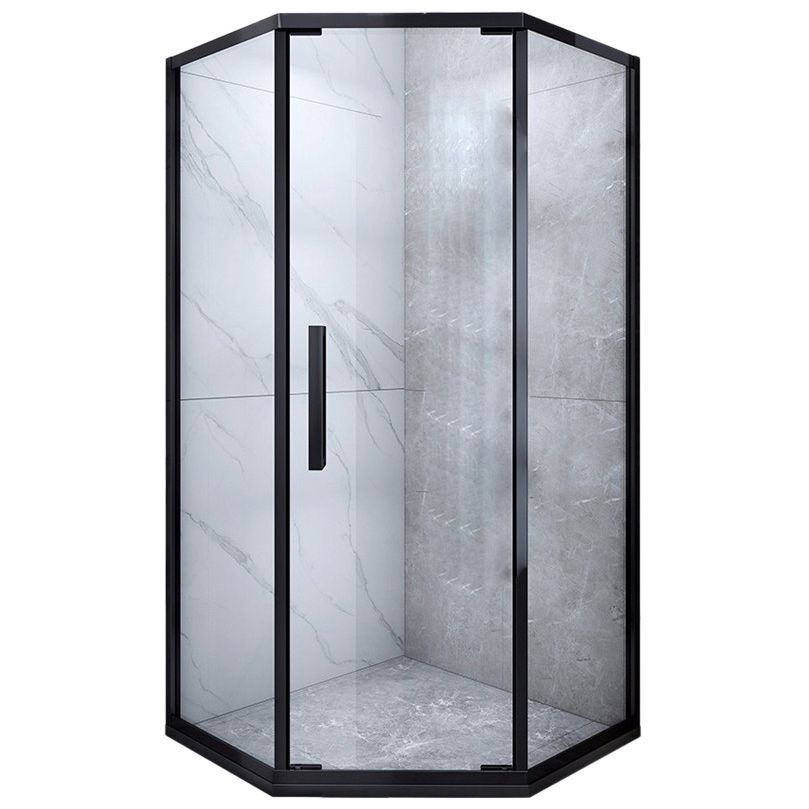 Tempered Glass Shower Enclosure Neo-Angle Clear Shower Enclosure Clearhalo 'Bathroom Remodel & Bathroom Fixtures' 'Home Improvement' 'home_improvement' 'home_improvement_shower_stalls_enclosures' 'Shower Stalls & Enclosures' 'shower_stalls_enclosures' 'Showers & Bathtubs' 1200x1200_deace32c-5d43-4f02-812e-d4c28dbd0690