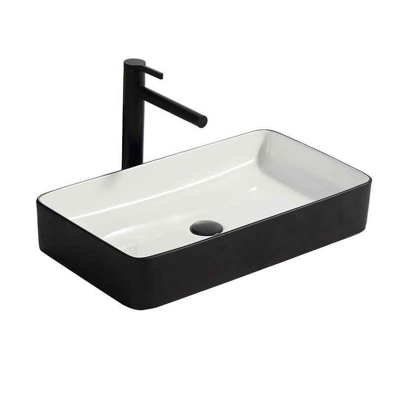 Modern Bathroom Sink Pop-Up Drain Rectangular Trough Sink without Faucet Clearhalo 'Bathroom Remodel & Bathroom Fixtures' 'Bathroom Sinks & Faucet Components' 'Bathroom Sinks' 'bathroom_sink' 'Home Improvement' 'home_improvement' 'home_improvement_bathroom_sink' 1200x1200_deb3eb7b-6a4e-4f13-8ebe-531f310a56c2