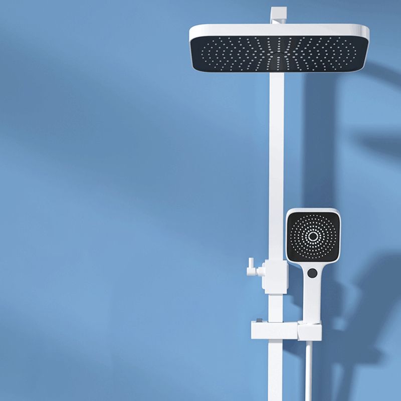 Modern Shower System Wall Mounted Rectangle Shower System with Hand Shower Clearhalo 'Bathroom Remodel & Bathroom Fixtures' 'Home Improvement' 'home_improvement' 'home_improvement_shower_faucets' 'Shower Faucets & Systems' 'shower_faucets' 'Showers & Bathtubs Plumbing' 'Showers & Bathtubs' 1200x1200_dec40c22-df94-4e01-813e-69caacad768e