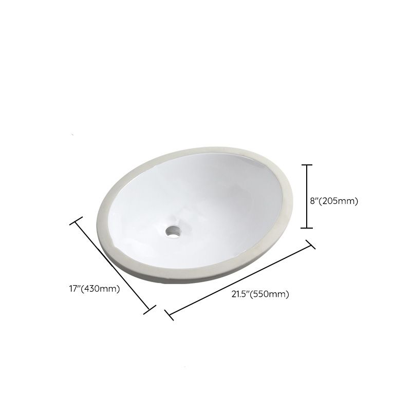 Contemporary Round Wash Stand Ceramic Undermount Bathroom Sink Clearhalo 'Bathroom Remodel & Bathroom Fixtures' 'Bathroom Sinks & Faucet Components' 'Bathroom Sinks' 'bathroom_sink' 'Home Improvement' 'home_improvement' 'home_improvement_bathroom_sink' 1200x1200_dee47de1-d6c9-4fb6-b121-f75d93b9df85