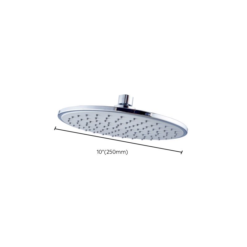 Wall Mounted Fixed Shower Head Modern Style Metal Shower Head Clearhalo 'Bathroom Remodel & Bathroom Fixtures' 'Home Improvement' 'home_improvement' 'home_improvement_shower_heads' 'Shower Heads' 'shower_heads' 'Showers & Bathtubs Plumbing' 'Showers & Bathtubs' 1200x1200_def95e65-b991-45a9-9965-95267a1f28af
