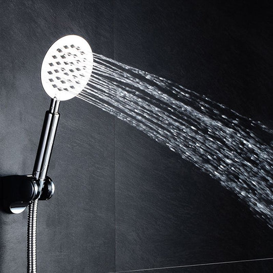 Contemporary Stainless Steel Hand Shower Self-Cleaning Showerhead Clearhalo 'Bathroom Remodel & Bathroom Fixtures' 'Home Improvement' 'home_improvement' 'home_improvement_shower_heads' 'Shower Heads' 'shower_heads' 'Showers & Bathtubs Plumbing' 'Showers & Bathtubs' 1200x1200_df1dbf66-9a5e-40c3-b6d2-0ccd9f82d6d0