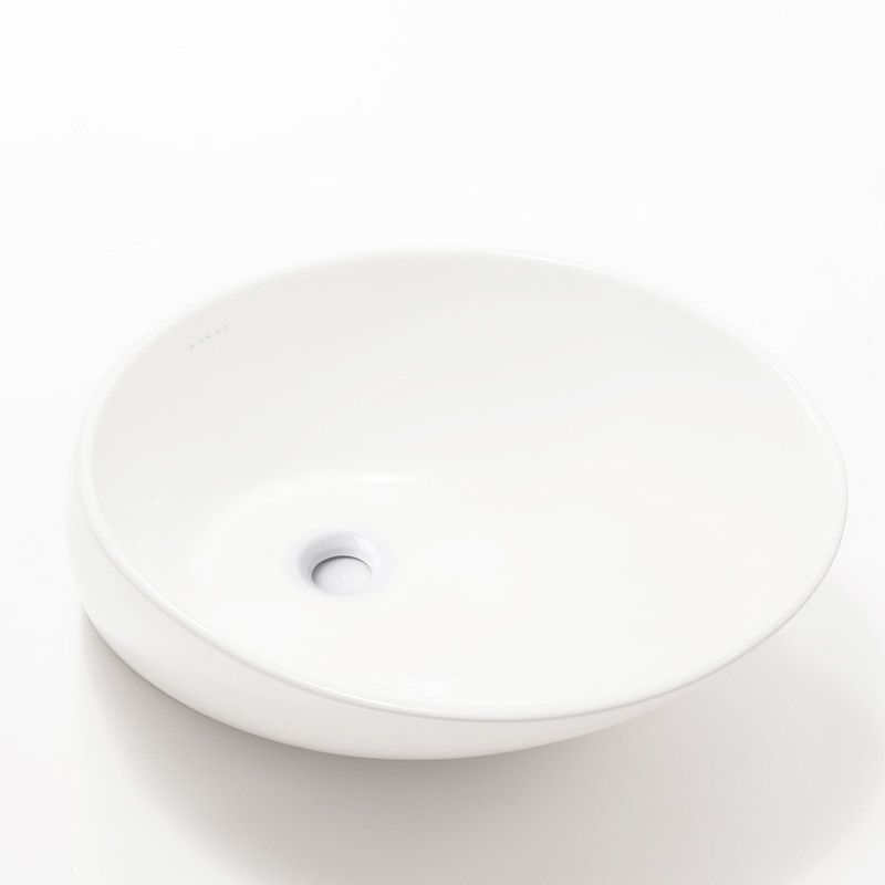 Modern Vessel Bathroom Sink Porcelain Oval with Faucet Vessel Sink Clearhalo 'Bathroom Remodel & Bathroom Fixtures' 'Bathroom Sinks & Faucet Components' 'Bathroom Sinks' 'bathroom_sink' 'Home Improvement' 'home_improvement' 'home_improvement_bathroom_sink' 1200x1200_df36fba9-a7d2-45d5-bfd1-479f882e4261