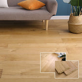 Image showcasing Wood Laminate Flooring Stain Resistant Laminate Plank Flooring Set of 7 ...
