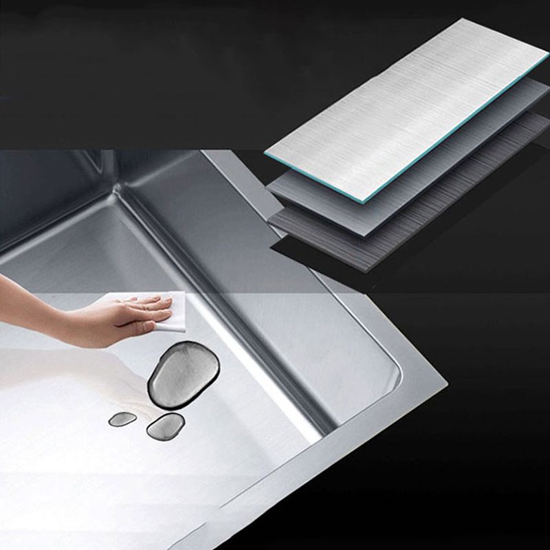 Contemporary Style Kitchen Sink Stainless Steel 2 Holes Drop-In Kitchen Double Sink Clearhalo 'Home Improvement' 'home_improvement' 'home_improvement_kitchen_sinks' 'Kitchen Remodel & Kitchen Fixtures' 'Kitchen Sinks & Faucet Components' 'Kitchen Sinks' 'kitchen_sinks' 1200x1200_df4c9ef0-de71-44b2-aae7-cb57e6366a02