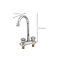 Modern Kitchen Sink Faucet Brass Double Knob Handle Gooseneck Bar Prep Kitchen Faucet Clearhalo 'Home Improvement' 'home_improvement' 'home_improvement_kitchen_faucets' 'Kitchen Faucets' 'Kitchen Remodel & Kitchen Fixtures' 'Kitchen Sinks & Faucet Components' 'kitchen_faucets' 1200x1200_df4d46d9-546d-40f2-ae1a-55bdb09b7c59