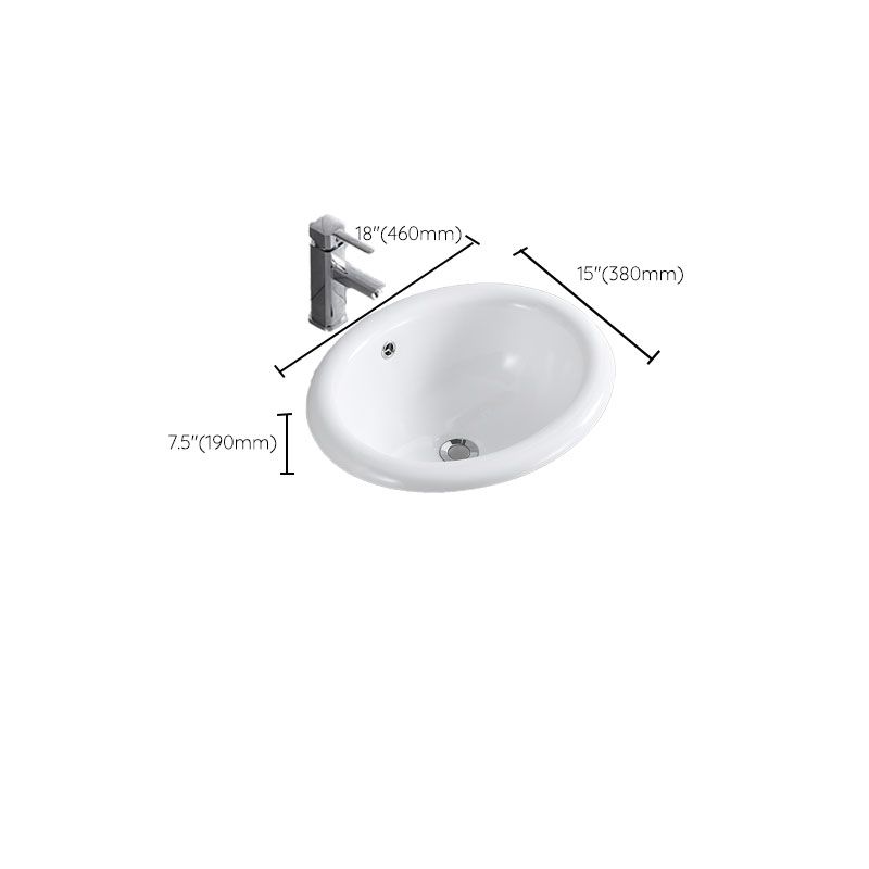 Contemporary Bathroom Sink with Overflow Porcelain Round Vessel Lavatory Sink Clearhalo 'Bathroom Remodel & Bathroom Fixtures' 'Bathroom Sinks & Faucet Components' 'Bathroom Sinks' 'bathroom_sink' 'Home Improvement' 'home_improvement' 'home_improvement_bathroom_sink' 1200x1200_df5d8dca-d0cb-421d-9219-e6537209333c