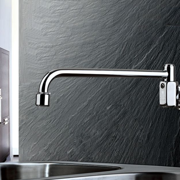 1-Hole Faucet Touchless Single Level Low Profile Pot Filler Kitchen Faucet Clearhalo 'Home Improvement' 'home_improvement' 'home_improvement_kitchen_faucets' 'Kitchen Faucets' 'Kitchen Remodel & Kitchen Fixtures' 'Kitchen Sinks & Faucet Components' 'kitchen_faucets' 1200x1200_df68da07-1003-472e-b3ac-e48c15f4ffbe