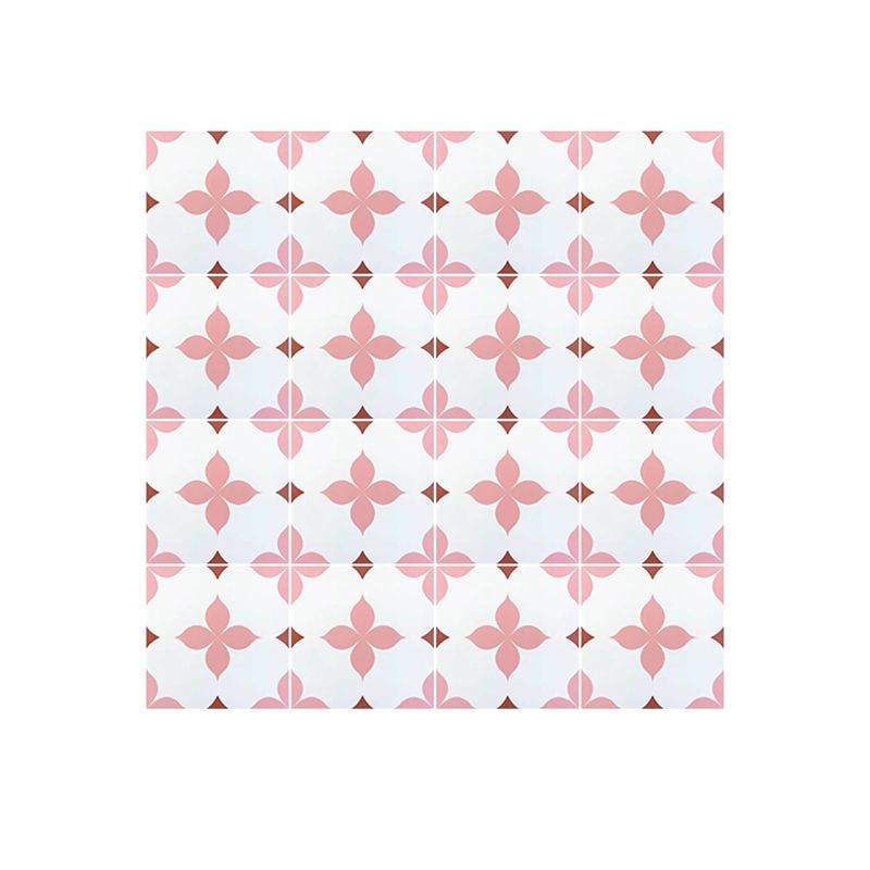 Modern Style Square Floor Tile Moroccan Print Straight Edge Waterproof Floor Tile Clearhalo 'Floor Tiles & Wall Tiles' 'floor_tiles_wall_tiles' 'Flooring 'Home Improvement' 'home_improvement' 'home_improvement_floor_tiles_wall_tiles' Walls and Ceiling' 1200x1200_df6d3532-82d0-4aaf-bffa-8b7ef2eb4dda