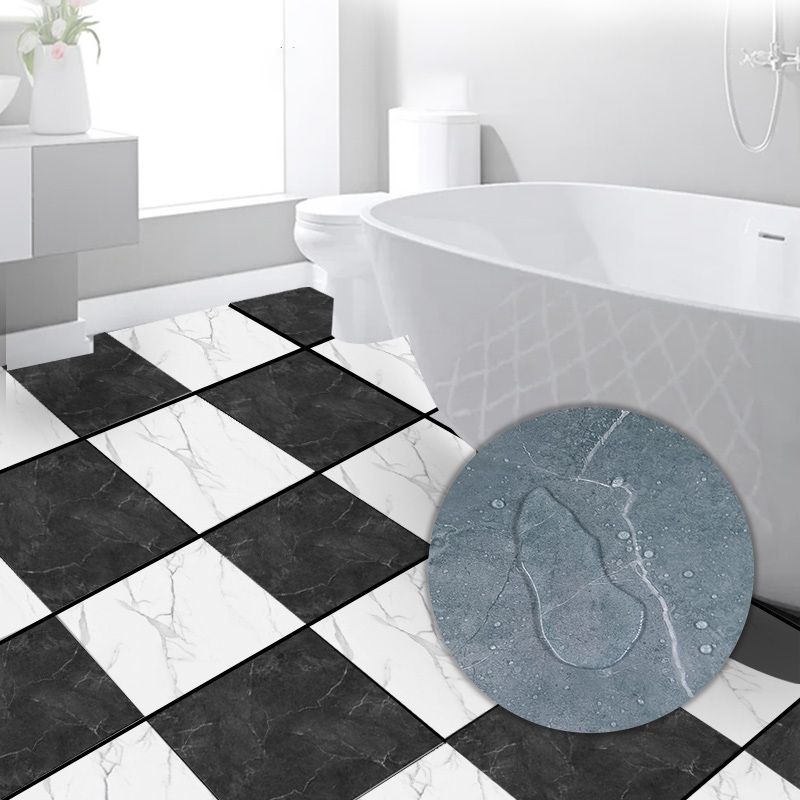 Modern Tile Flooring PVC Peel and Stick Marble Look Mildew Resistant Vinyl Tile Clearhalo 'Flooring 'Home Improvement' 'home_improvement' 'home_improvement_vinyl_flooring' 'Vinyl Flooring' 'vinyl_flooring' Walls and Ceiling' 1200x1200_df969535-7f15-4fcf-8822-1715ff3b998b