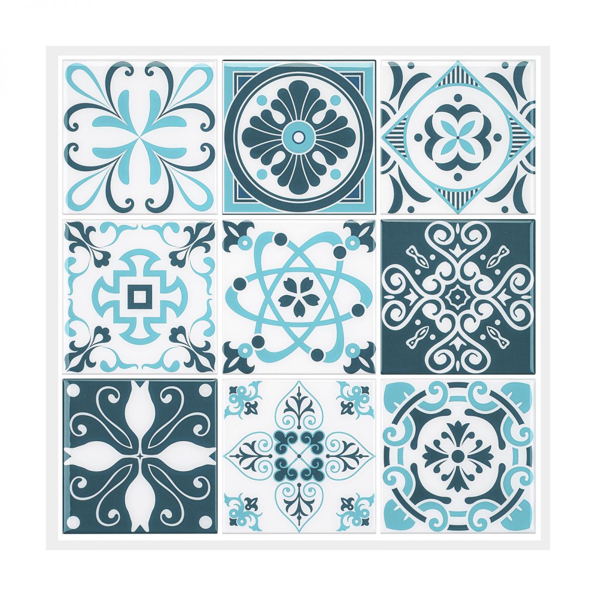 Plastic Peel & Stick Tile Square Stain Resistant Wallpaper for Backsplash Wall Clearhalo 'Flooring 'Home Improvement' 'home_improvement' 'home_improvement_peel_stick_blacksplash' 'Peel & Stick Backsplash Tile' 'peel_stick_blacksplash' 'Walls & Ceilings' Walls and Ceiling' 1200x1200_dfae2819-b6c5-4f35-8ff7-d8e1521d3fa6