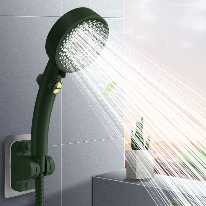 Plastic Hand Shower Round Adjustable Spray Pattern Hand Shower Clearhalo 'Bathroom Remodel & Bathroom Fixtures' 'Home Improvement' 'home_improvement' 'home_improvement_shower_heads' 'Shower Heads' 'shower_heads' 'Showers & Bathtubs Plumbing' 'Showers & Bathtubs' 1200x1200_dfb3da0a-101d-4b63-a47b-0993c3a69b29