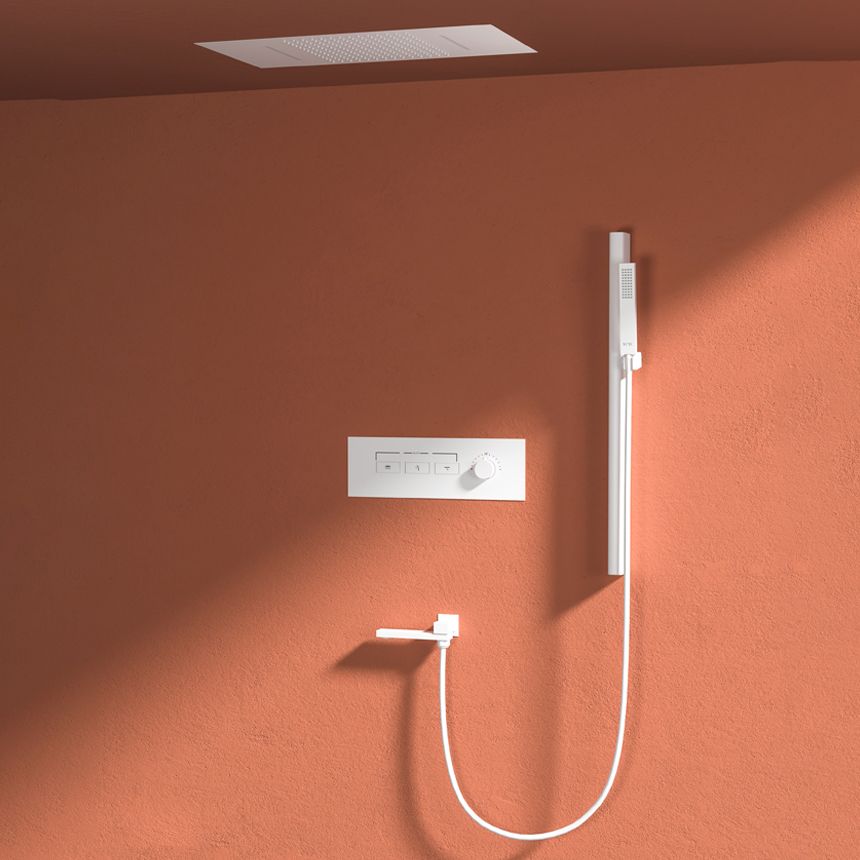 Modern Shower Set Thermostatic Ceiling Mounted Shower System Clearhalo 'Bathroom Remodel & Bathroom Fixtures' 'Home Improvement' 'home_improvement' 'home_improvement_shower_faucets' 'Shower Faucets & Systems' 'shower_faucets' 'Showers & Bathtubs Plumbing' 'Showers & Bathtubs' 1200x1200_dfb54ae3-d277-4b24-8259-4649332a1e62