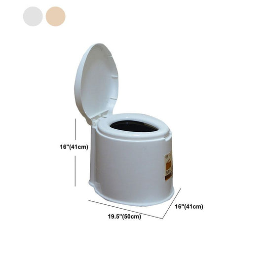 Contemporary Plastic Toilet Floor Mounted Toilet Bowl with Seat for Bathroom Clearhalo 'Bathroom Remodel & Bathroom Fixtures' 'Home Improvement' 'home_improvement' 'home_improvement_toilets' 'Toilets & Bidets' 'Toilets' 1200x1200_dfd2c1ce-9b39-49d1-aca7-f3003ebd8711