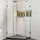 Neo-Angle Tempered Glass Shower Enclosure with Shower Door Corner Shower Enclosure Clearhalo 'Bathroom Remodel & Bathroom Fixtures' 'Home Improvement' 'home_improvement' 'home_improvement_shower_stalls_enclosures' 'Shower Stalls & Enclosures' 'shower_stalls_enclosures' 'Showers & Bathtubs' 1200x1200_dfd44889-b433-4b43-830a-0d9d9a9917f7