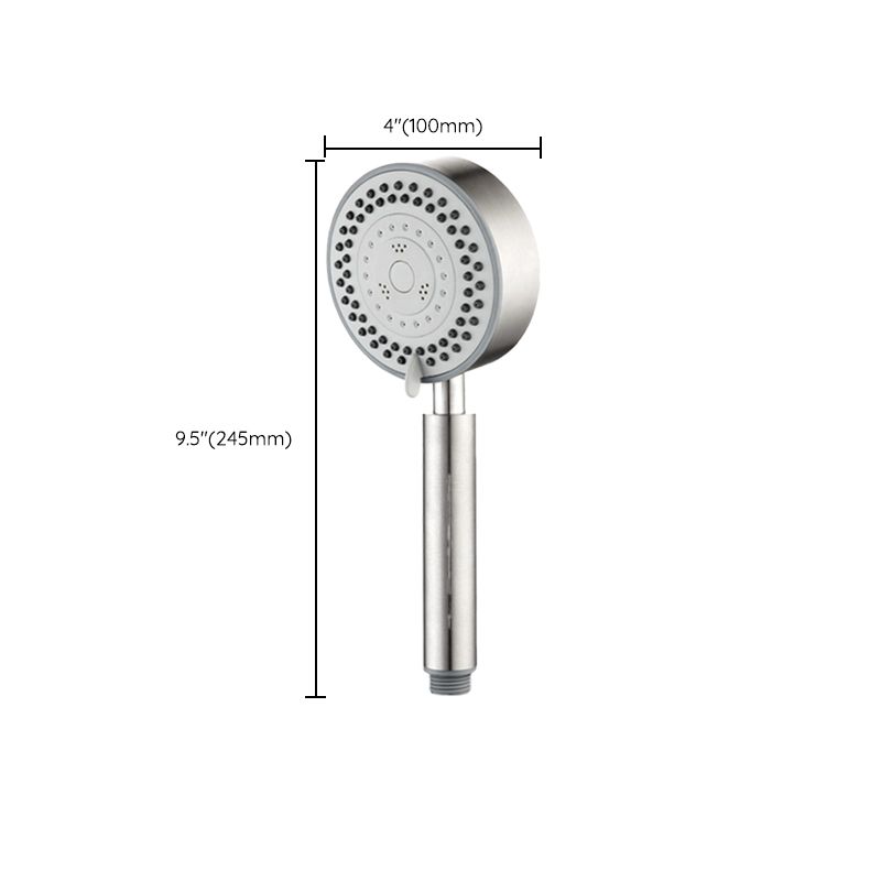Contemporary Showerhead 304 Stainless Steel Round Hand Shower Clearhalo 'Bathroom Remodel & Bathroom Fixtures' 'Home Improvement' 'home_improvement' 'home_improvement_shower_heads' 'Shower Heads' 'shower_heads' 'Showers & Bathtubs Plumbing' 'Showers & Bathtubs' 1200x1200_e028a4fb-01f1-4312-a31c-7e0aa5634c1e