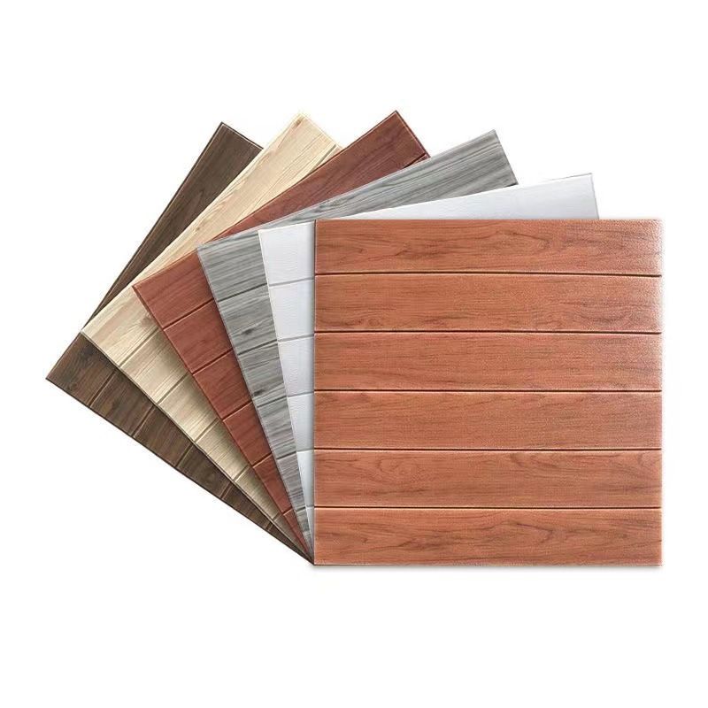 Wooden Effect Wall Panel Living Room Modern Style Peel and Stick Wall Paneling Clearhalo 'Flooring 'Home Improvement' 'home_improvement' 'home_improvement_wall_paneling' 'Wall Paneling' 'wall_paneling' 'Walls & Ceilings' Walls and Ceiling' 1200x1200_e02be619-57fd-4c83-8c34-d93de518c42c