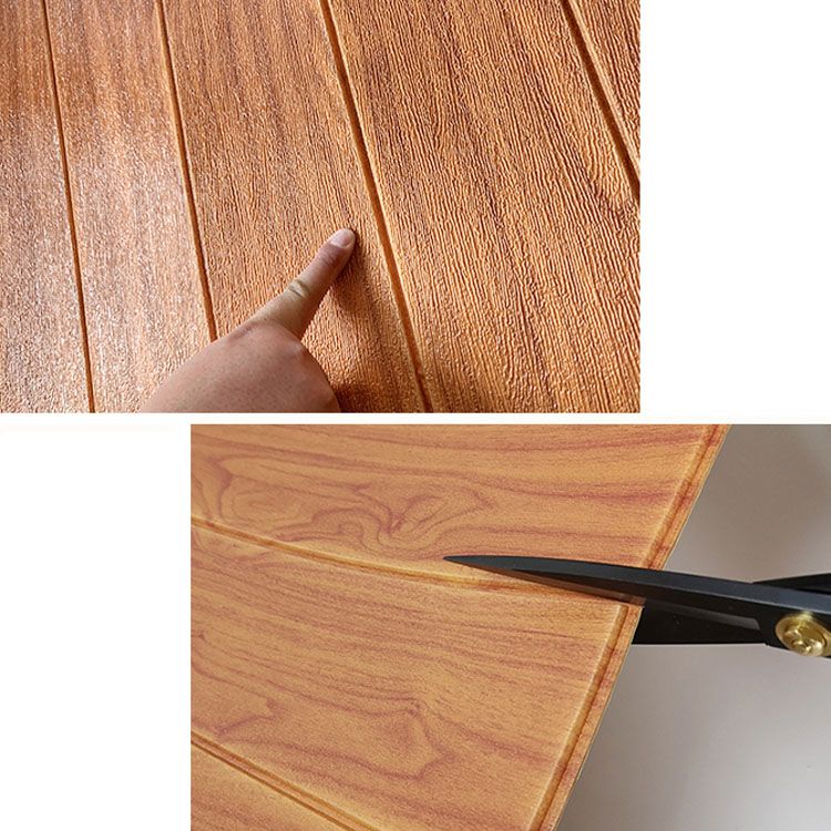 Modern Wall Paneling Peel and Stick Wood Effect Design Rectangle Wall Paneling Clearhalo 'Flooring 'Home Improvement' 'home_improvement' 'home_improvement_wall_paneling' 'Wall Paneling' 'wall_paneling' 'Walls & Ceilings' Walls and Ceiling' 1200x1200_e05f2c7b-e167-4eeb-ad68-a8d915b5933e