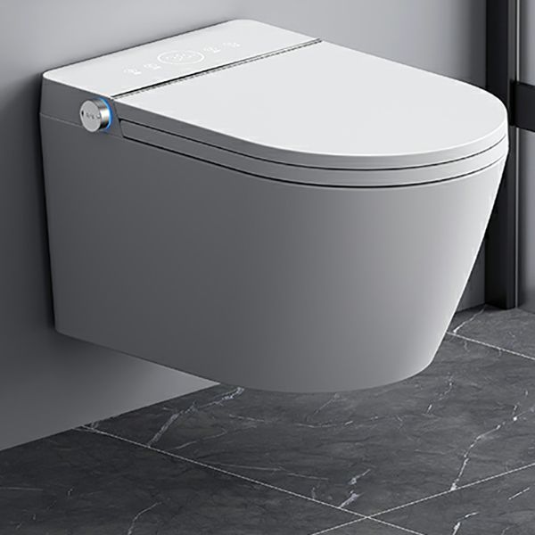 Ceramic Elongated Stain Resistant Wall Mounted Bidet with Temperature Control Clearhalo 'Bathroom Remodel & Bathroom Fixtures' 'Bidets' 'Home Improvement' 'home_improvement' 'home_improvement_bidets' 'Toilets & Bidets' 1200x1200_e0ad2807-ab94-4d2c-b350-a35bc7c94f54