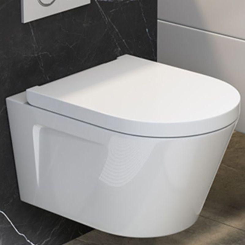 Contemporary Wall Hung Flush Toilet Ceramic Urine Toilet with Seat for Washroom Clearhalo 'Bathroom Remodel & Bathroom Fixtures' 'Home Improvement' 'home_improvement' 'home_improvement_toilets' 'Toilets & Bidets' 'Toilets' 1200x1200_e0adbe97-ee0d-469e-b460-c6f30d6581df