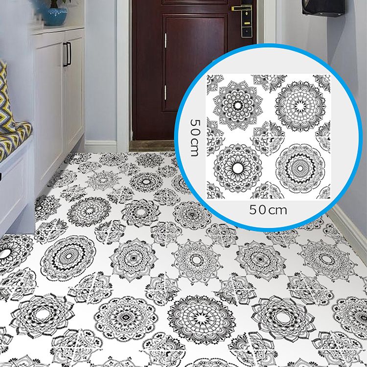 Spanish Pattern Singular Tile Mildew Resistant Peel & Stick Tile for Backsplash Wall Clearhalo 'Flooring 'Home Improvement' 'home_improvement' 'home_improvement_peel_stick_blacksplash' 'Peel & Stick Backsplash Tile' 'peel_stick_blacksplash' 'Walls & Ceilings' Walls and Ceiling' 1200x1200_e0c6f6f4-48dd-477c-9db5-cc94ebf6d6d1