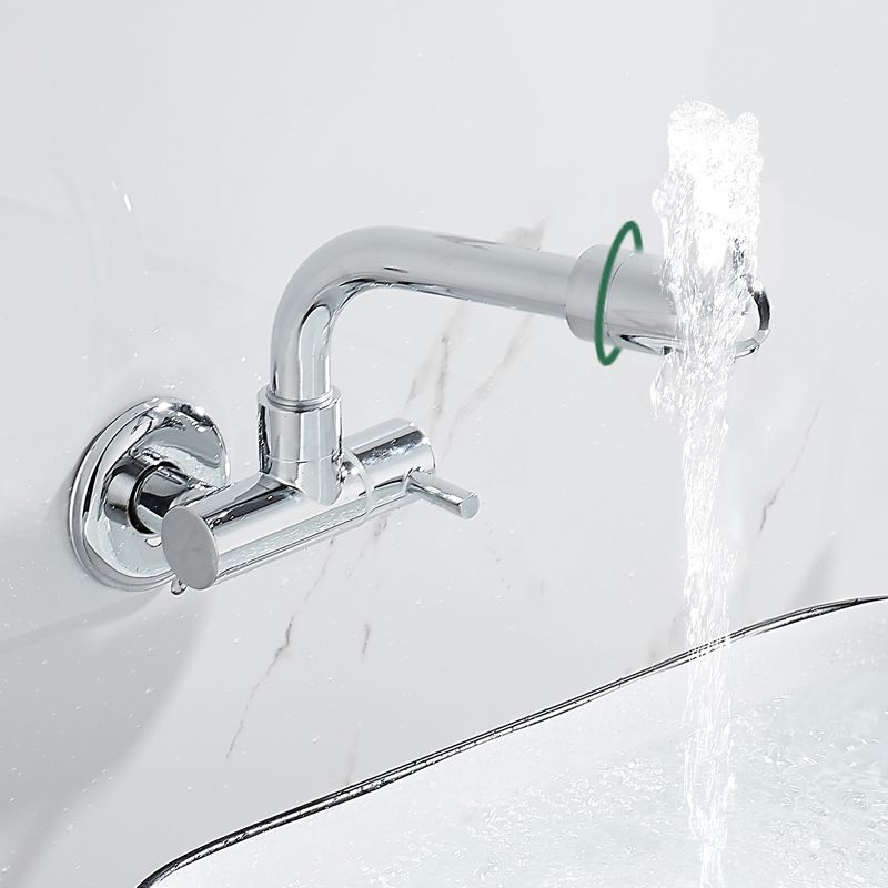 Wall Mounted Metal Tub Filler Low Arc Waterfall Bathtub Faucet Clearhalo 'Bathroom Remodel & Bathroom Fixtures' 'Bathtub Faucets' 'bathtub_faucets' 'Home Improvement' 'home_improvement' 'home_improvement_bathtub_faucets' 1200x1200_e0ceaf11-5f27-4815-a653-decb3eb2f76f