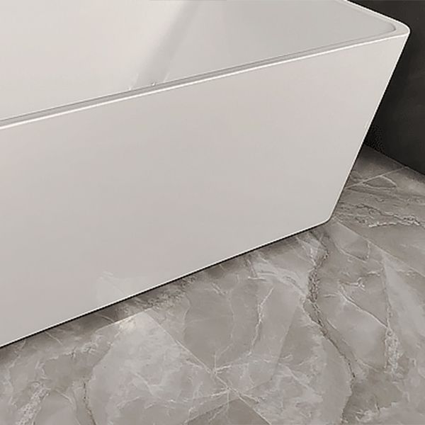 Back to Wall Soaking Bathtub Antique Finish Rectangular Modern Tub (Board not Included) Clearhalo 'Bathroom Remodel & Bathroom Fixtures' 'Bathtubs' 'Home Improvement' 'home_improvement' 'home_improvement_bathtubs' 'Showers & Bathtubs' 1200x1200_e0d5bf0a-43e0-42d0-b2e8-bc616fb713c8