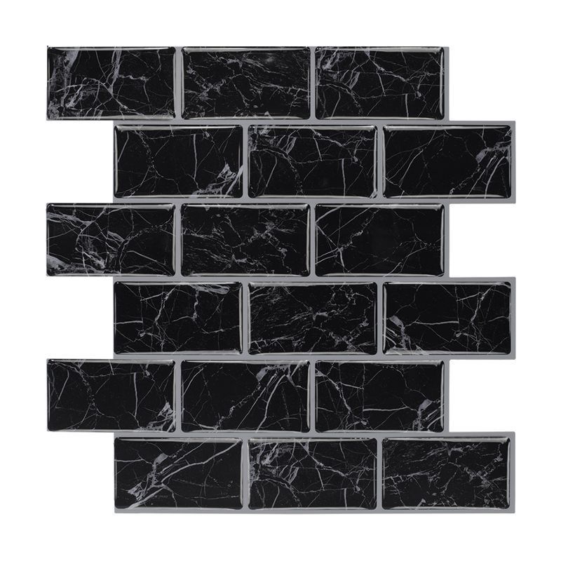 Peel and Stick Tiles Rectangle Stain Resistant PVC Subway Peel and Stick Tiles for Kitchen Clearhalo 'Flooring 'Home Improvement' 'home_improvement' 'home_improvement_peel_stick_blacksplash' 'Peel & Stick Backsplash Tile' 'peel_stick_blacksplash' 'Walls & Ceilings' Walls and Ceiling' 1200x1200_e0d7068b-4dca-4482-9ed5-a59b0d9f1400