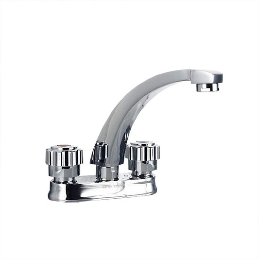 Modern Style Vessel Faucet Copper Knob Handle Low Arc Vessel Faucet Clearhalo 'Bathroom Remodel & Bathroom Fixtures' 'Bathroom Sink Faucets' 'Bathroom Sinks & Faucet Components' 'bathroom_sink_faucets' 'Home Improvement' 'home_improvement' 'home_improvement_bathroom_sink_faucets' 1200x1200_e0d96d03-de9f-4419-9ac8-db65083733f4