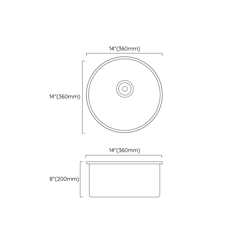 Black Quartz Kitchen Sink Round Single Bowl Sink with Basket Strainer Clearhalo 'Home Improvement' 'home_improvement' 'home_improvement_kitchen_sinks' 'Kitchen Remodel & Kitchen Fixtures' 'Kitchen Sinks & Faucet Components' 'Kitchen Sinks' 'kitchen_sinks' 1200x1200_e0f78e54-4db1-4047-a90f-a9cab028c976