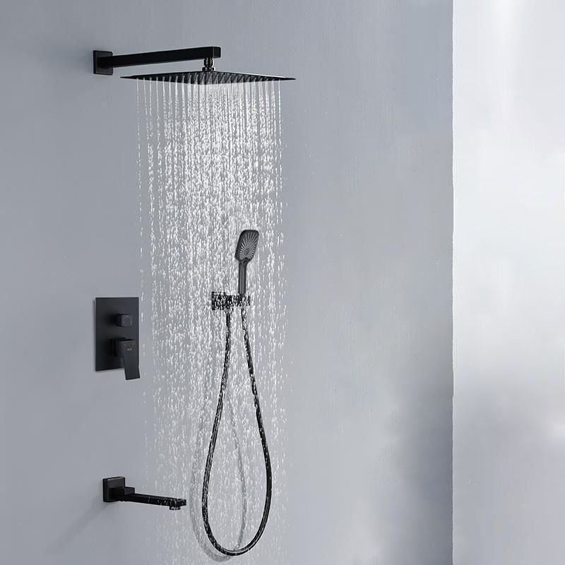 Modern Shower Head Combo Brass Adjustable Shower Head Shower System Clearhalo 'Bathroom Remodel & Bathroom Fixtures' 'Home Improvement' 'home_improvement' 'home_improvement_shower_faucets' 'Shower Faucets & Systems' 'shower_faucets' 'Showers & Bathtubs Plumbing' 'Showers & Bathtubs' 1200x1200_e117d227-0775-429a-a877-12aa3b2afb5e