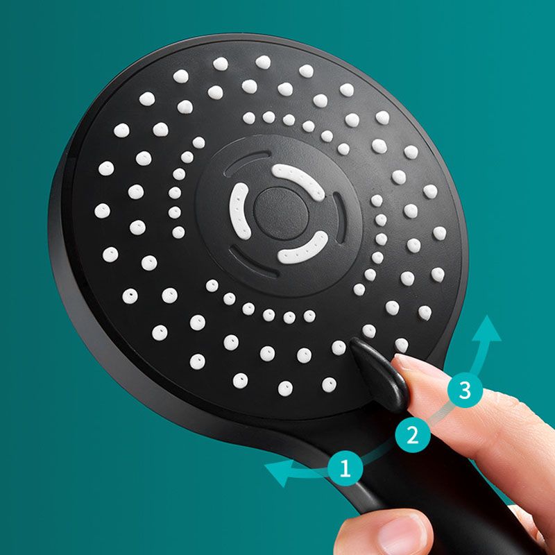 Plastic Hand Shower Adjustable Spray Pattern Hand Shower with Round Shape Clearhalo 'Bathroom Remodel & Bathroom Fixtures' 'Home Improvement' 'home_improvement' 'home_improvement_shower_heads' 'Shower Heads' 'shower_heads' 'Showers & Bathtubs Plumbing' 'Showers & Bathtubs' 1200x1200_e1373750-6d2d-4deb-9ff7-b2d073f1b615