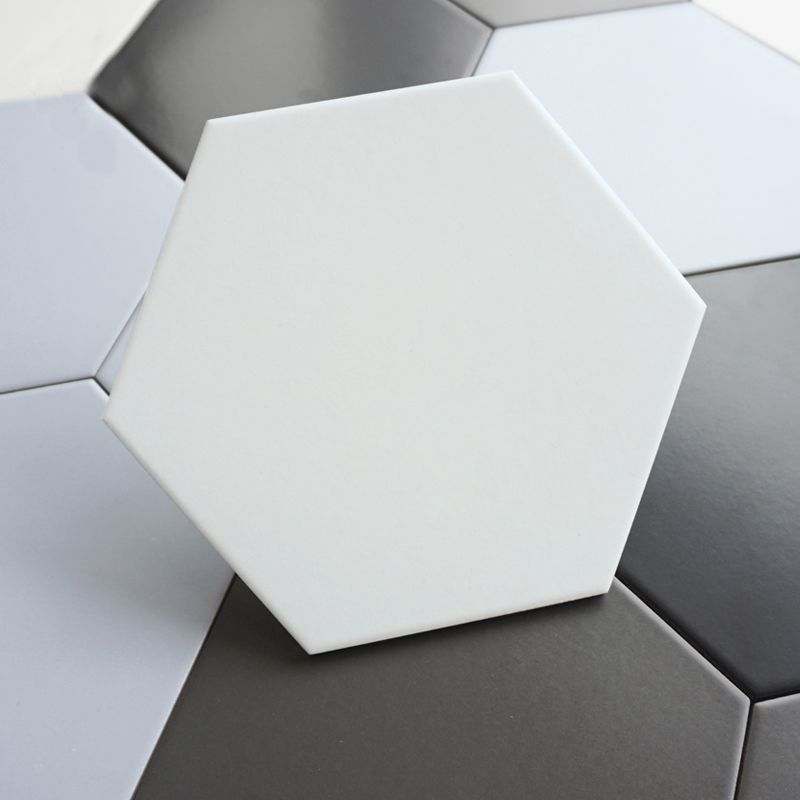 Contemporary Style Waterproof Floor Tile Straight Edge Hexagon Floor Tile Clearhalo 'Floor Tiles & Wall Tiles' 'floor_tiles_wall_tiles' 'Flooring 'Home Improvement' 'home_improvement' 'home_improvement_floor_tiles_wall_tiles' Walls and Ceiling' 1200x1200_e15e6967-060e-4306-b203-3ed5c9ca39a5
