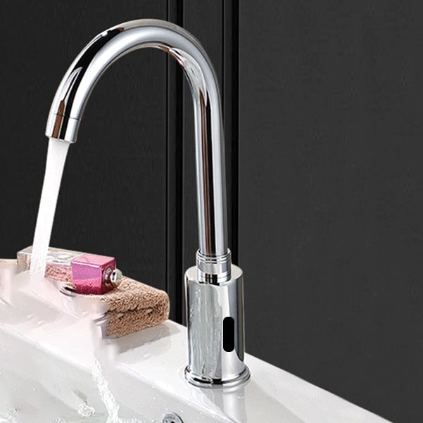 Touchless Sensor Kitchen Sink Faucet Stainless Steel Swivel Spout with Accessories Clearhalo 'Home Improvement' 'home_improvement' 'home_improvement_kitchen_faucets' 'Kitchen Faucets' 'Kitchen Remodel & Kitchen Fixtures' 'Kitchen Sinks & Faucet Components' 'kitchen_faucets' 1200x1200_e1ab5d25-307c-4845-bc41-6ea2cb915f1e