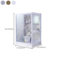 Contemporary Frosted Shower Stall Framed Single Sliding Shower Stall Clearhalo 'Bathroom Remodel & Bathroom Fixtures' 'Home Improvement' 'home_improvement' 'home_improvement_shower_stalls_enclosures' 'Shower Stalls & Enclosures' 'shower_stalls_enclosures' 'Showers & Bathtubs' 1200x1200_e1f12268-b0d2-4c96-83e9-0413e46e4795