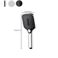 Contemporary Handheld Supercharged Shower Head Square Spray Head Clearhalo 'Bathroom Remodel & Bathroom Fixtures' 'Home Improvement' 'home_improvement' 'home_improvement_shower_heads' 'Shower Heads' 'shower_heads' 'Showers & Bathtubs Plumbing' 'Showers & Bathtubs' 1200x1200_e2035ec3-3b12-4d1e-94ed-5201e549203d