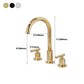 Modern 2-Handle Bathroom Sink Faucet 3 Hole Widespread Bathroom Faucet Clearhalo 'Bathroom Remodel & Bathroom Fixtures' 'Bathroom Sink Faucets' 'Bathroom Sinks & Faucet Components' 'bathroom_sink_faucets' 'Home Improvement' 'home_improvement' 'home_improvement_bathroom_sink_faucets' 1200x1200_e241b38e-e0dc-4c2b-9f70-f81a7da2636e