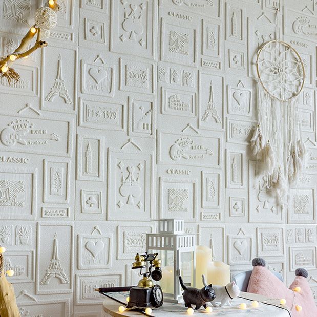 Indoor Wall Paneling 3D Print Peel and Stick Waterproof Wall Panel Clearhalo 'Flooring 'Home Improvement' 'home_improvement' 'home_improvement_wall_paneling' 'Wall Paneling' 'wall_paneling' 'Walls & Ceilings' Walls and Ceiling' 1200x1200_e2bb2266-7bd5-4b54-8c2f-a5dde72eac3b