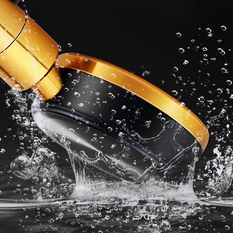 Modern Metal Hand Shower in Black Water Efficient Round Showerhead Clearhalo 'Bathroom Remodel & Bathroom Fixtures' 'Home Improvement' 'home_improvement' 'home_improvement_shower_heads' 'Shower Heads' 'shower_heads' 'Showers & Bathtubs Plumbing' 'Showers & Bathtubs' 1200x1200_e319e9fb-d300-48b2-8976-e75ac2da3bf5