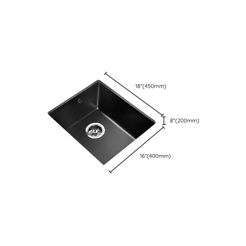 Rectangle Quartz Sink in Black Drop-In Kitchen Sink with Drain Assembly Clearhalo 'Home Improvement' 'home_improvement' 'home_improvement_kitchen_sinks' 'Kitchen Remodel & Kitchen Fixtures' 'Kitchen Sinks & Faucet Components' 'Kitchen Sinks' 'kitchen_sinks' 1200x1200_e31f48fa-2420-4599-9022-457523b783dd