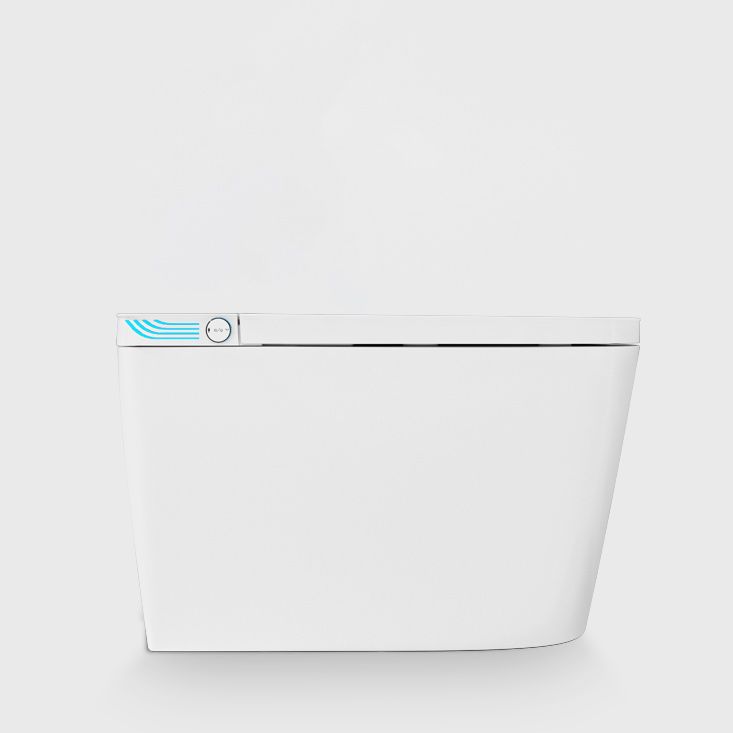 Smart Toilet Elongated White Ceramic Contemporary Foot Sensor Clearhalo 'Bathroom Remodel & Bathroom Fixtures' 'Bidets' 'Home Improvement' 'home_improvement' 'home_improvement_bidets' 'Toilets & Bidets' 1200x1200_e33a9b3a-8df4-4910-9352-8d7431ff5143