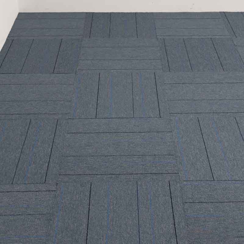 Carpet Tile Non-Skid Fade Resistant Geometry Loose Lay Carpet Tiles Living Room Clearhalo 'Carpet Tiles & Carpet Squares' 'carpet_tiles_carpet_squares' 'Flooring 'Home Improvement' 'home_improvement' 'home_improvement_carpet_tiles_carpet_squares' Walls and Ceiling' 1200x1200_e37bee1e-b498-4ae6-9102-84d240b2a3cc