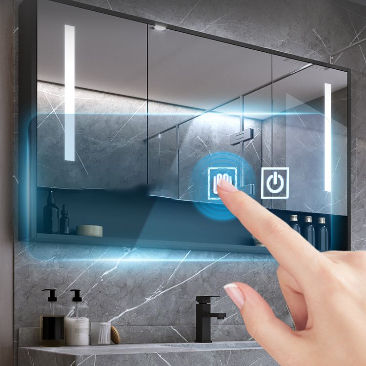 Wall Mount Bathroom Sink Vanity Modern Vanity Set with Mirror Clearhalo 'Bathroom Remodel & Bathroom Fixtures' 'Bathroom Vanities' 'bathroom_vanities' 'Home Improvement' 'home_improvement' 'home_improvement_bathroom_vanities' 1200x1200_e3953e01-470a-40d1-887a-cccdba21e216