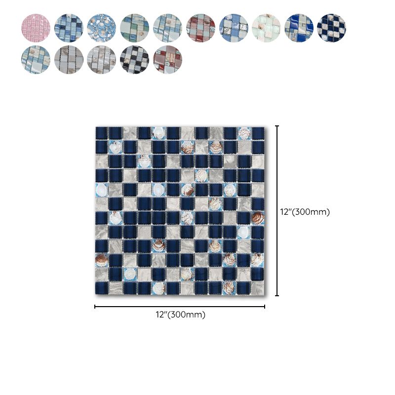 Grid Floor and Wall Tile Contemporary Glass Floor and Wall Tile Clearhalo 'Floor Tiles & Wall Tiles' 'floor_tiles_wall_tiles' 'Flooring 'Home Improvement' 'home_improvement' 'home_improvement_floor_tiles_wall_tiles' Walls and Ceiling' 1200x1200_e3a710aa-3856-4b1d-a242-dd490b166de0