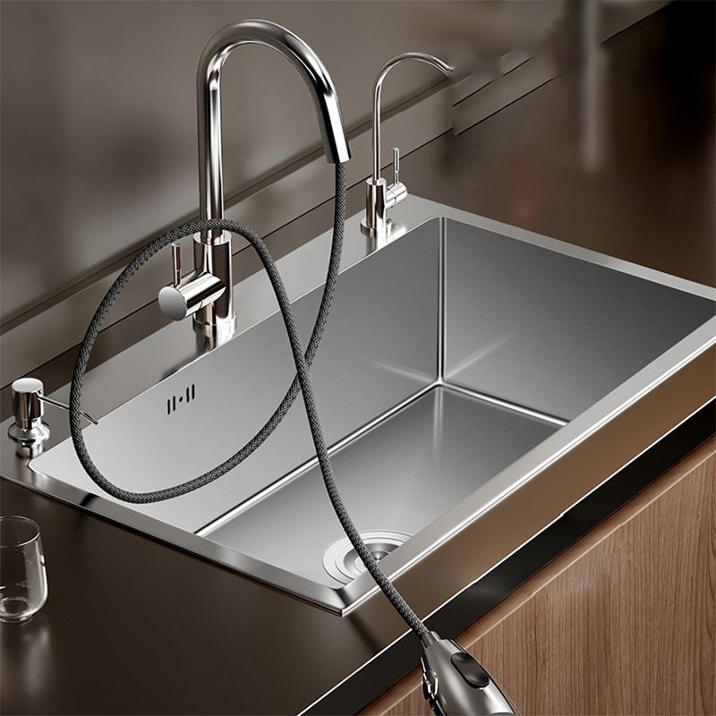 Stainless Steel Drop-In Kitchen Sink Single Bowl Sink with 3 Holes Clearhalo 'Home Improvement' 'home_improvement' 'home_improvement_kitchen_sinks' 'Kitchen Remodel & Kitchen Fixtures' 'Kitchen Sinks & Faucet Components' 'Kitchen Sinks' 'kitchen_sinks' 1200x1200_e3a81672-1cfc-4820-9bb5-718b8b037678