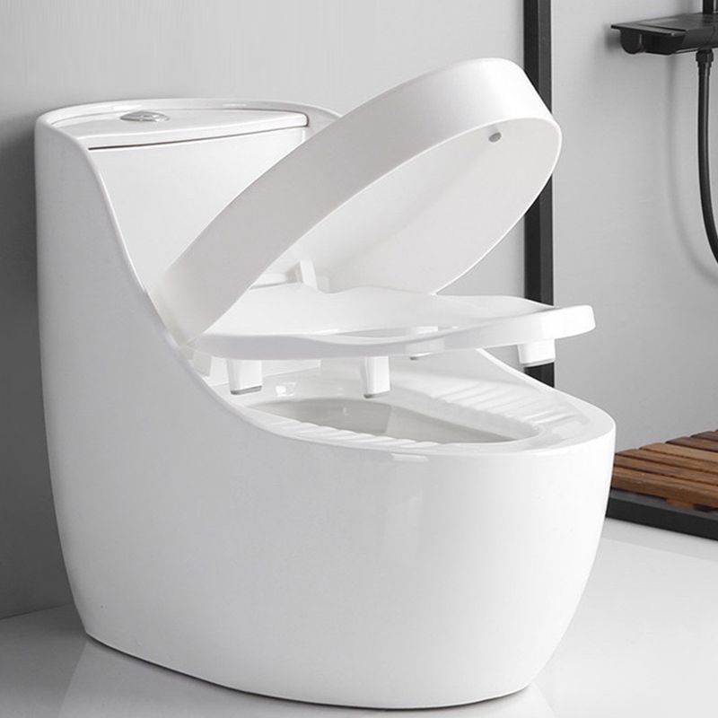 Contemporary Siphon Jet Toilet Bowl White Floor Mounted Urine Toilet for Washroom Clearhalo 'Bathroom Remodel & Bathroom Fixtures' 'Home Improvement' 'home_improvement' 'home_improvement_toilets' 'Toilets & Bidets' 'Toilets' 1200x1200_e3aaf27a-d246-4571-ae33-1e008c443b02