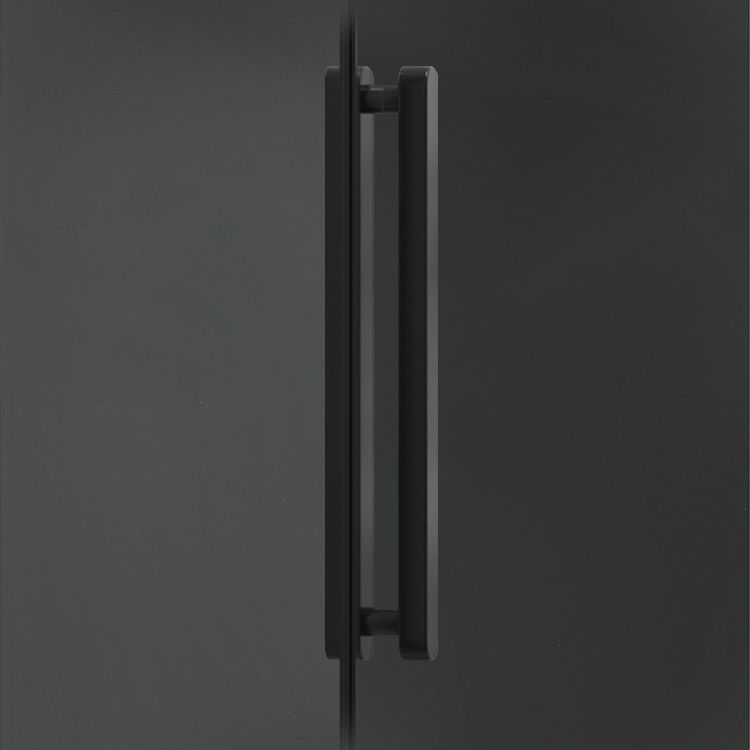 Narrow Bezel Transparent Shower Door Tempered Glass Shower Bath Door Clearhalo 'Bathroom Remodel & Bathroom Fixtures' 'Home Improvement' 'home_improvement' 'home_improvement_shower_tub_doors' 'Shower and Tub Doors' 'shower_tub_doors' 'Showers & Bathtubs' 1200x1200_e3b66dda-2ae0-45b2-bc39-760e90242517