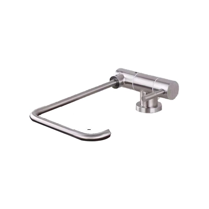 Modern 1-Handle Bar Faucet Standard Kitchen Faucet in Silver Clearhalo 'Home Improvement' 'home_improvement' 'home_improvement_kitchen_faucets' 'Kitchen Faucets' 'Kitchen Remodel & Kitchen Fixtures' 'Kitchen Sinks & Faucet Components' 'kitchen_faucets' 1200x1200_e3e81ee3-0763-4756-96c3-e257bede6e84